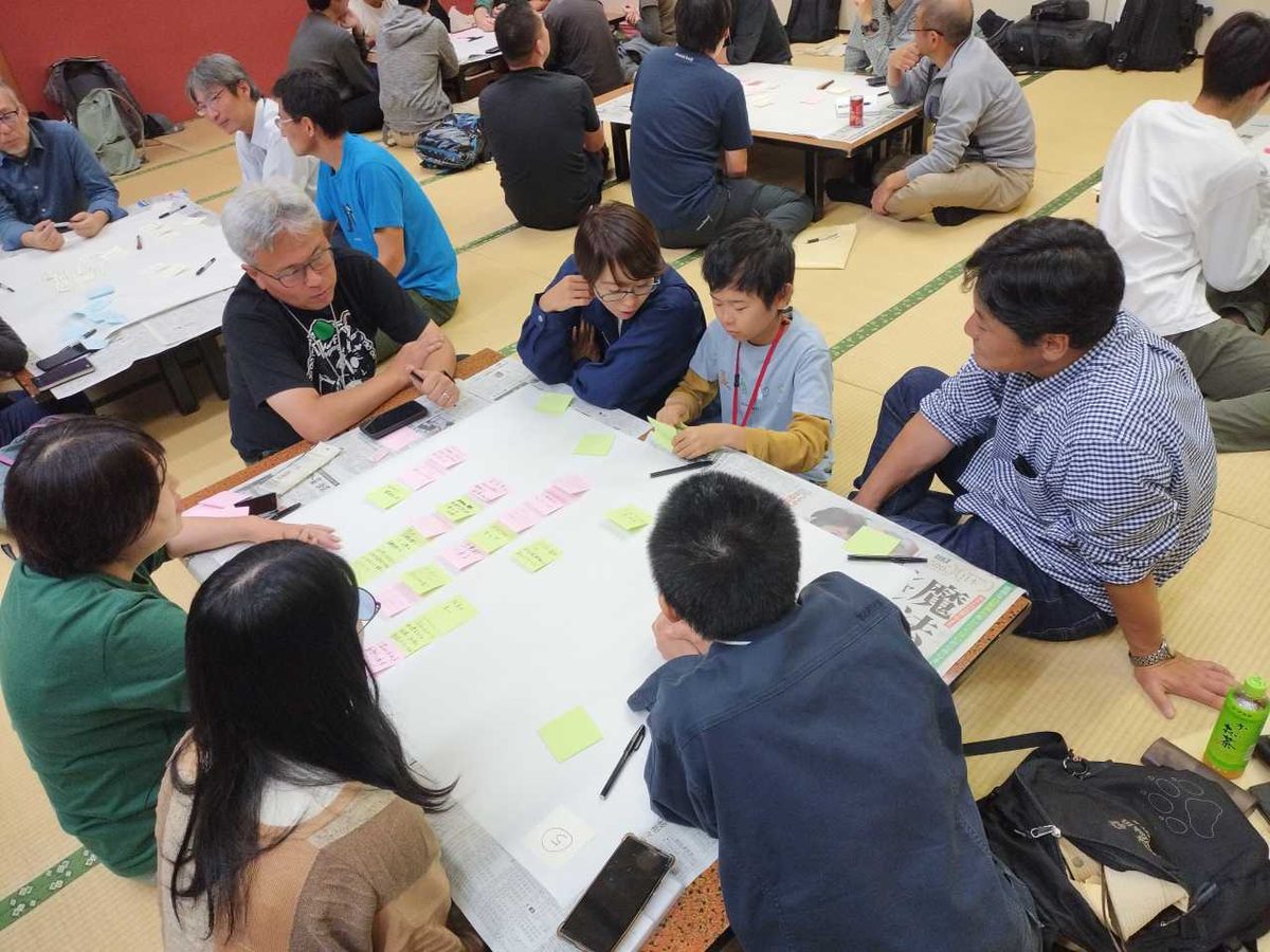 現場での研修風景